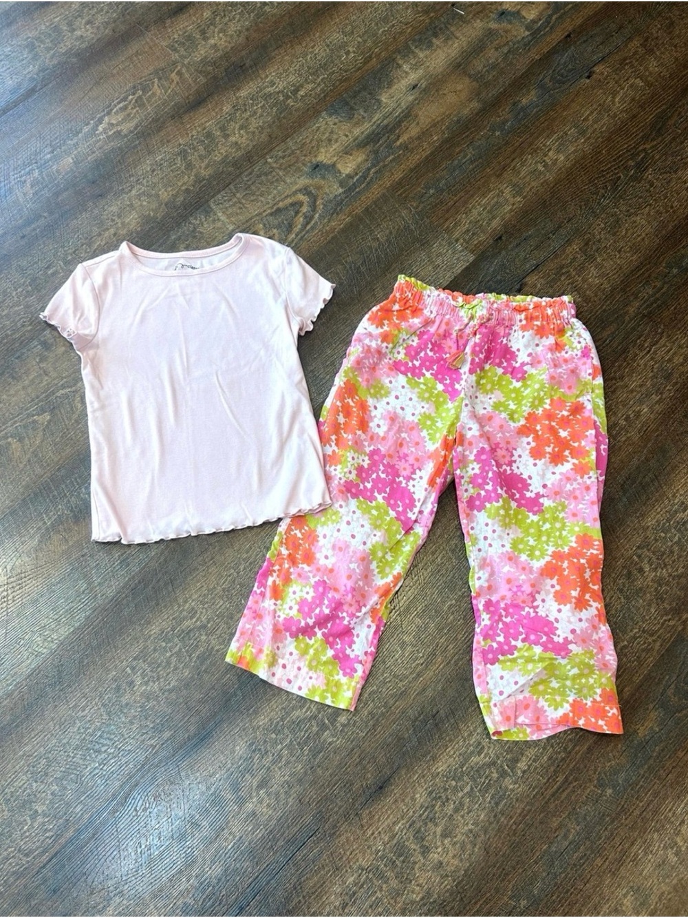 Mini Boden Capris & Art Class Shirt 8Y